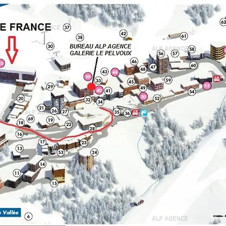 Apartamento Le France - 3 Pers - Le France - 529fr - Plagne Centre Mae-8794 *