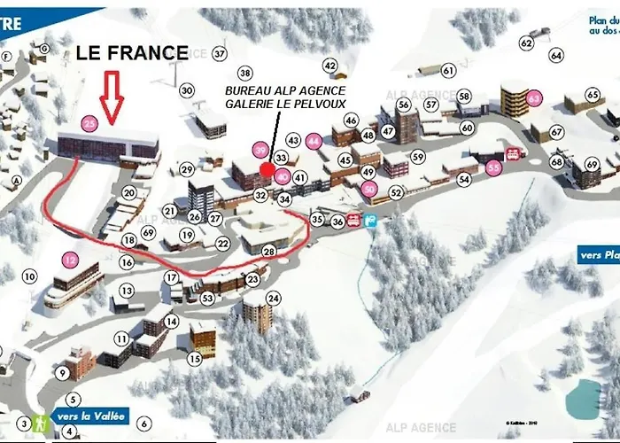 Apartamento Le France - 3 Pers - Le France - 529fr - Plagne Centre Mae-8794 *
